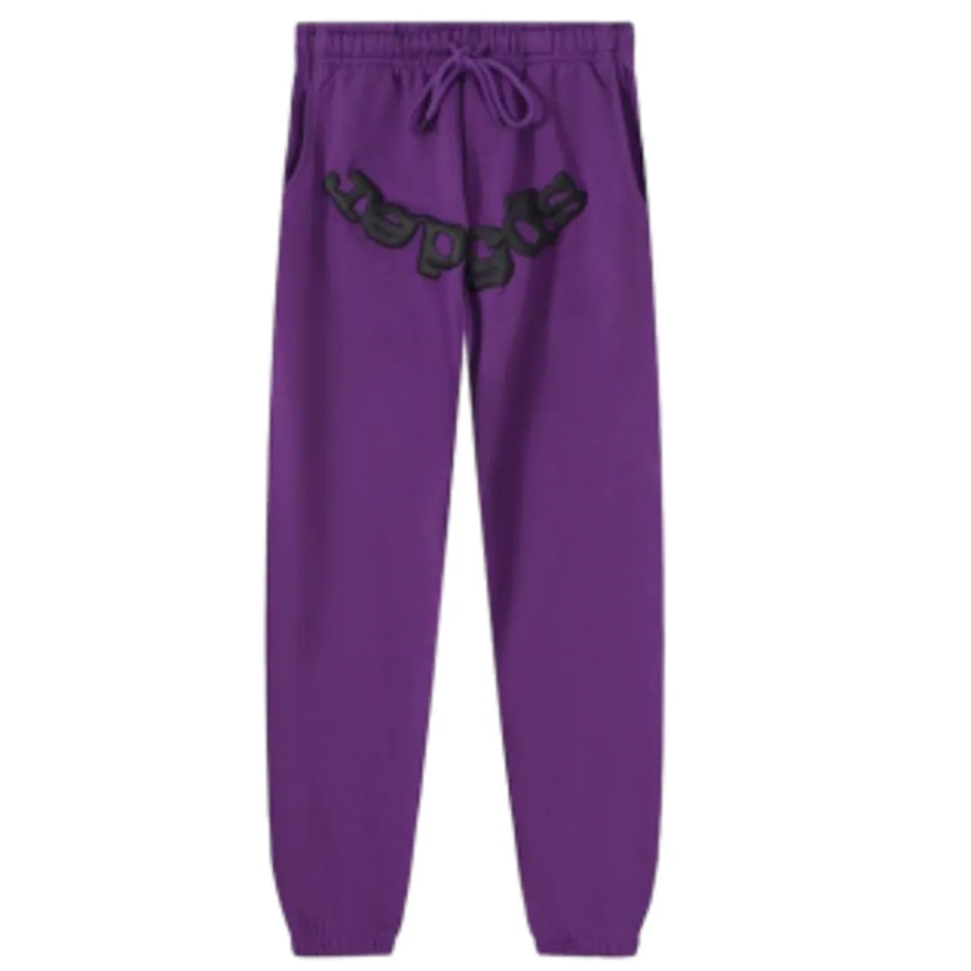 Sp5der Black Pink Sweatpants