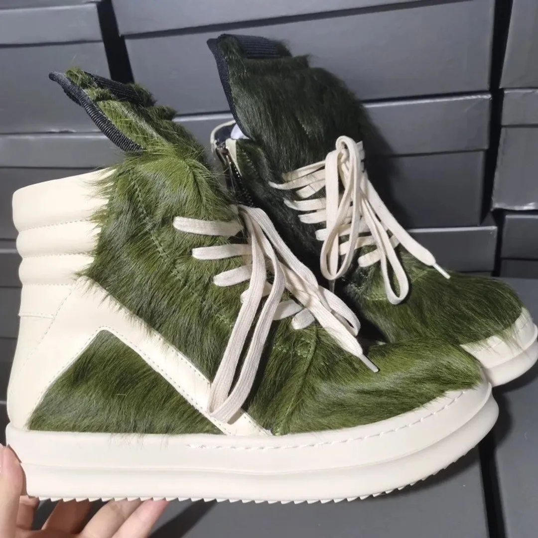 Rick Owens Fur Geobasket