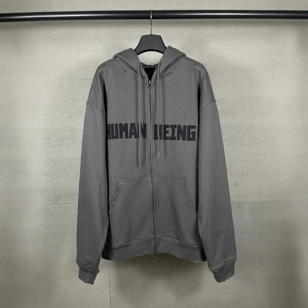 Balenciaga Human Being Zip Up