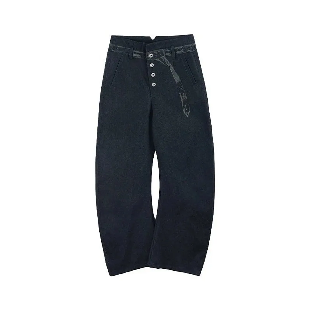 Slight Vogue Tailor printed denim