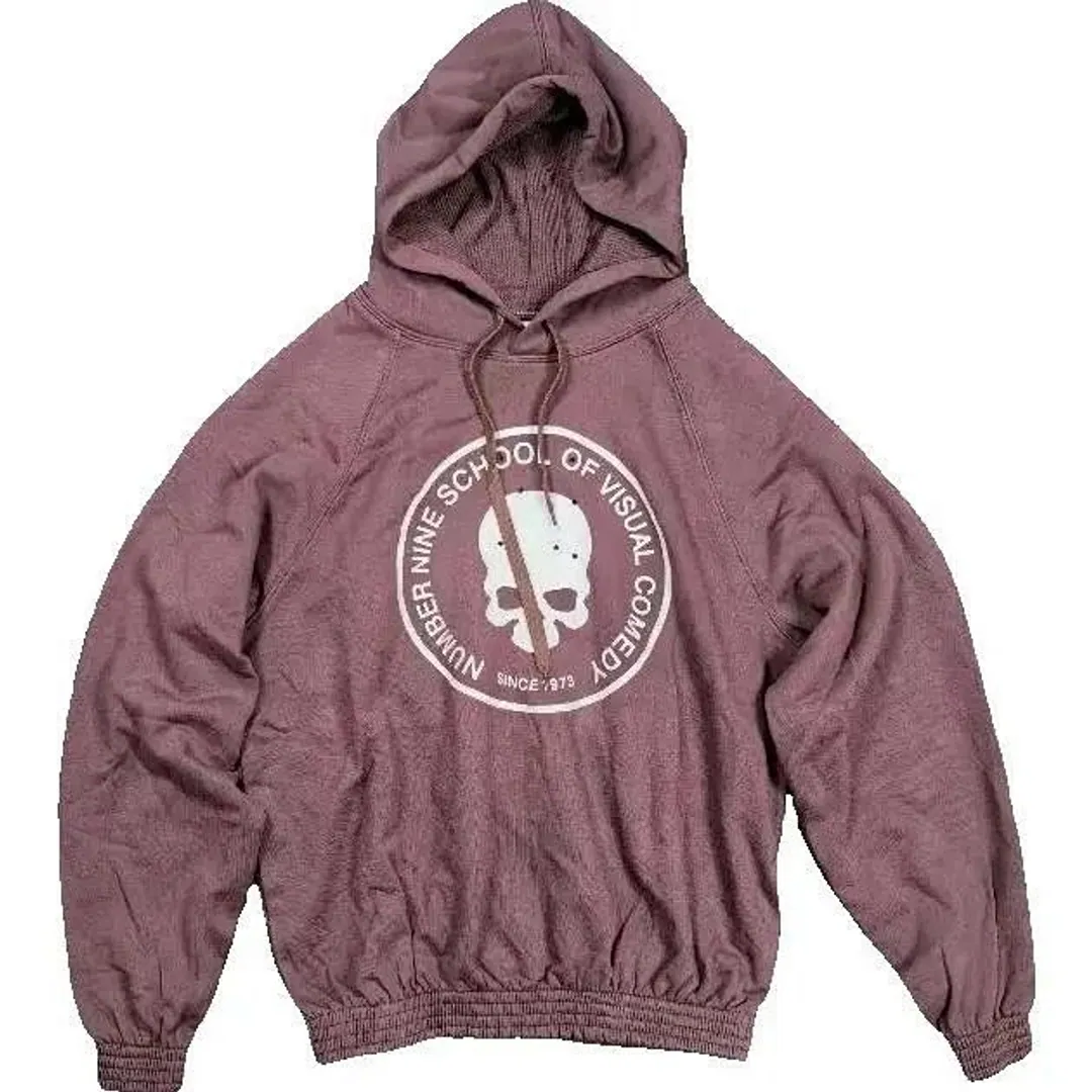 Number Nine Skull Hoodie