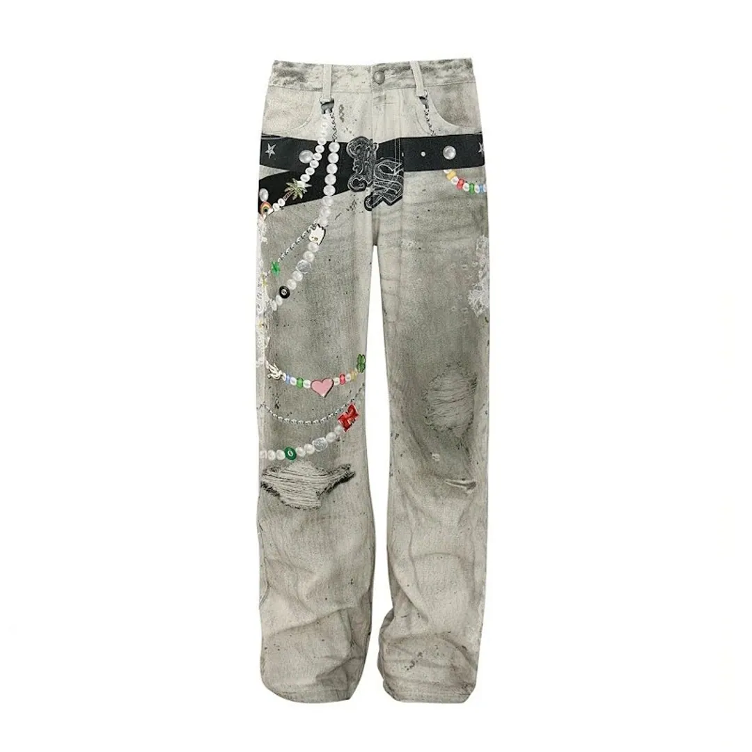 Small Town Kid trompe l'oeuil denim 3 (5 colorways)