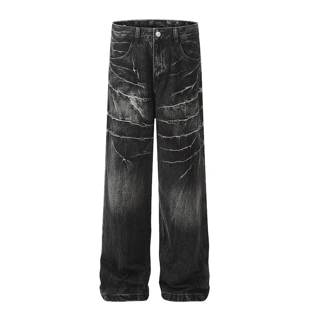 Dark Fog acid washed denim