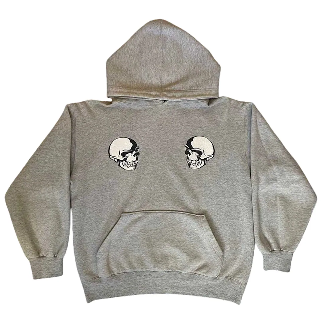 Number Nine Double Skull Hoodie