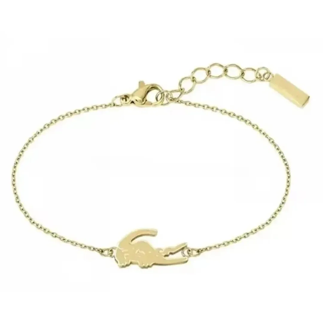 Gold link bracelet