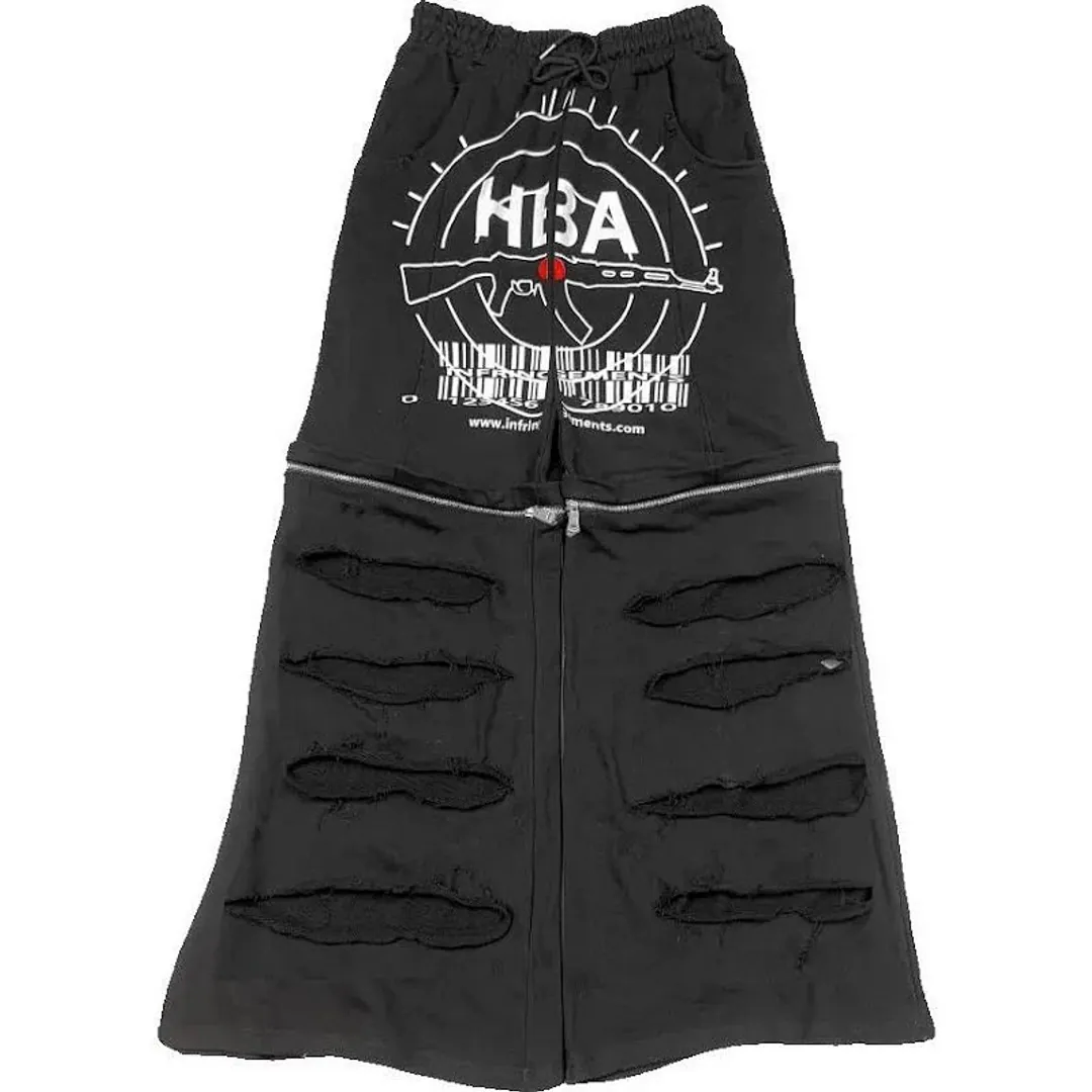 INFRINGEMENTS HBA bootleg bullet detachable pants