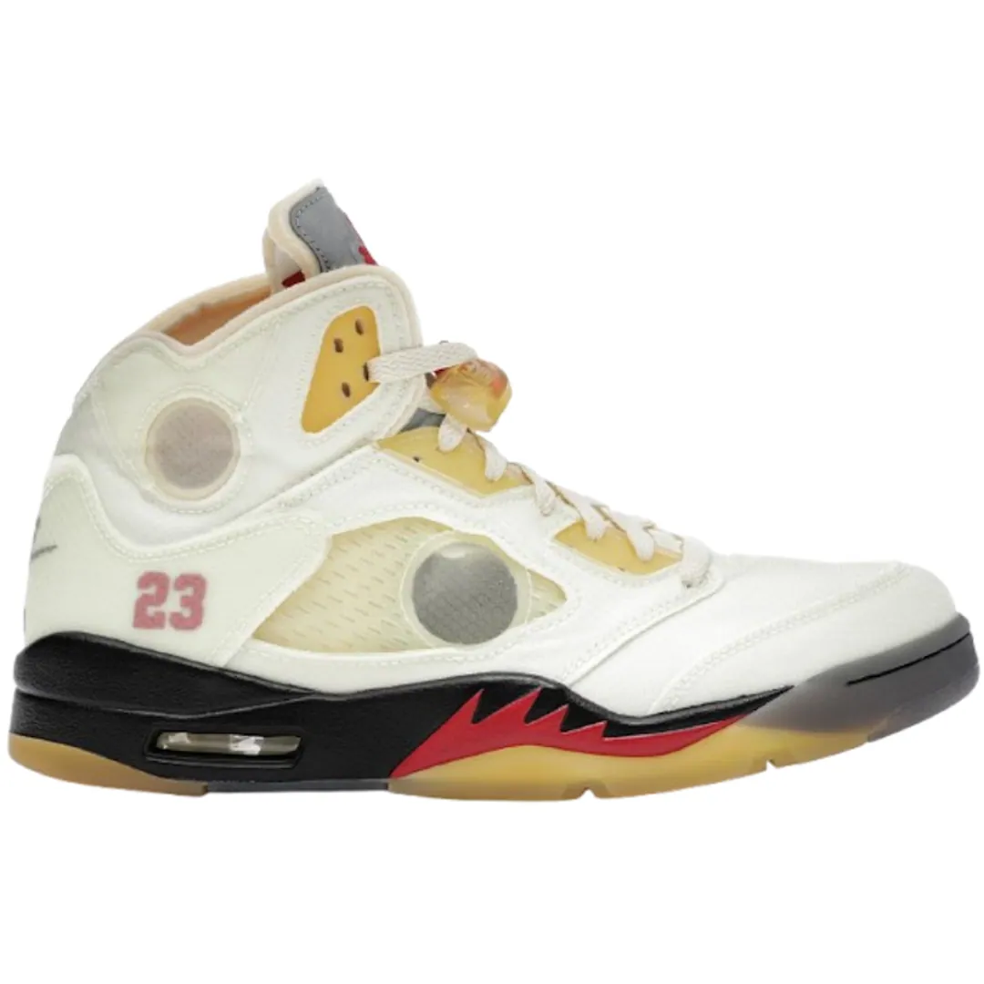 Jordan 5 x Off White Sail