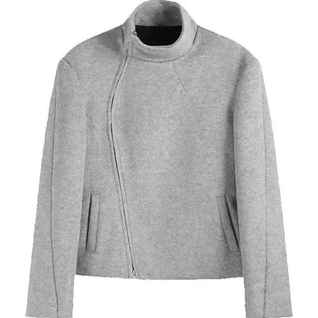 Slight Vogue Lock asymetrical jacket