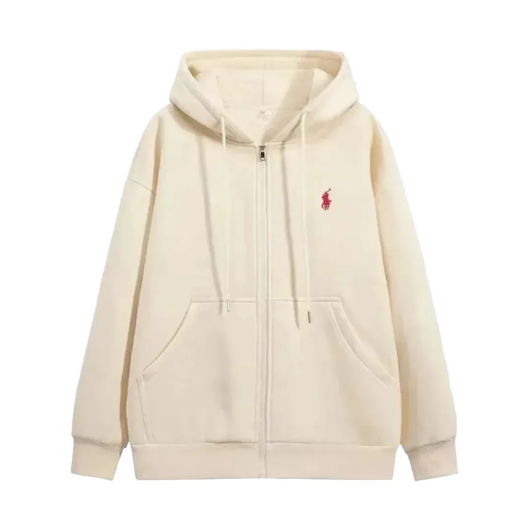 Ralph Lauren Zip Hoodie Beige