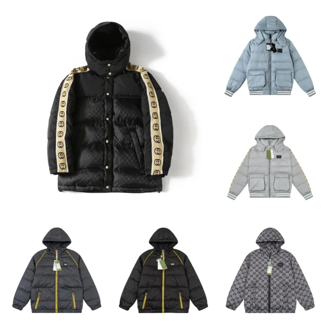 Gucci web stripe puffer jacket