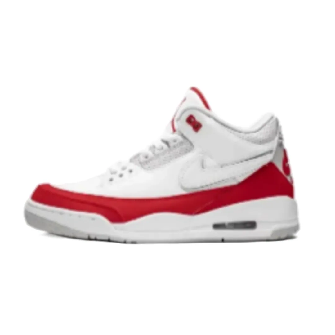 Air Jordan 3 White University Red