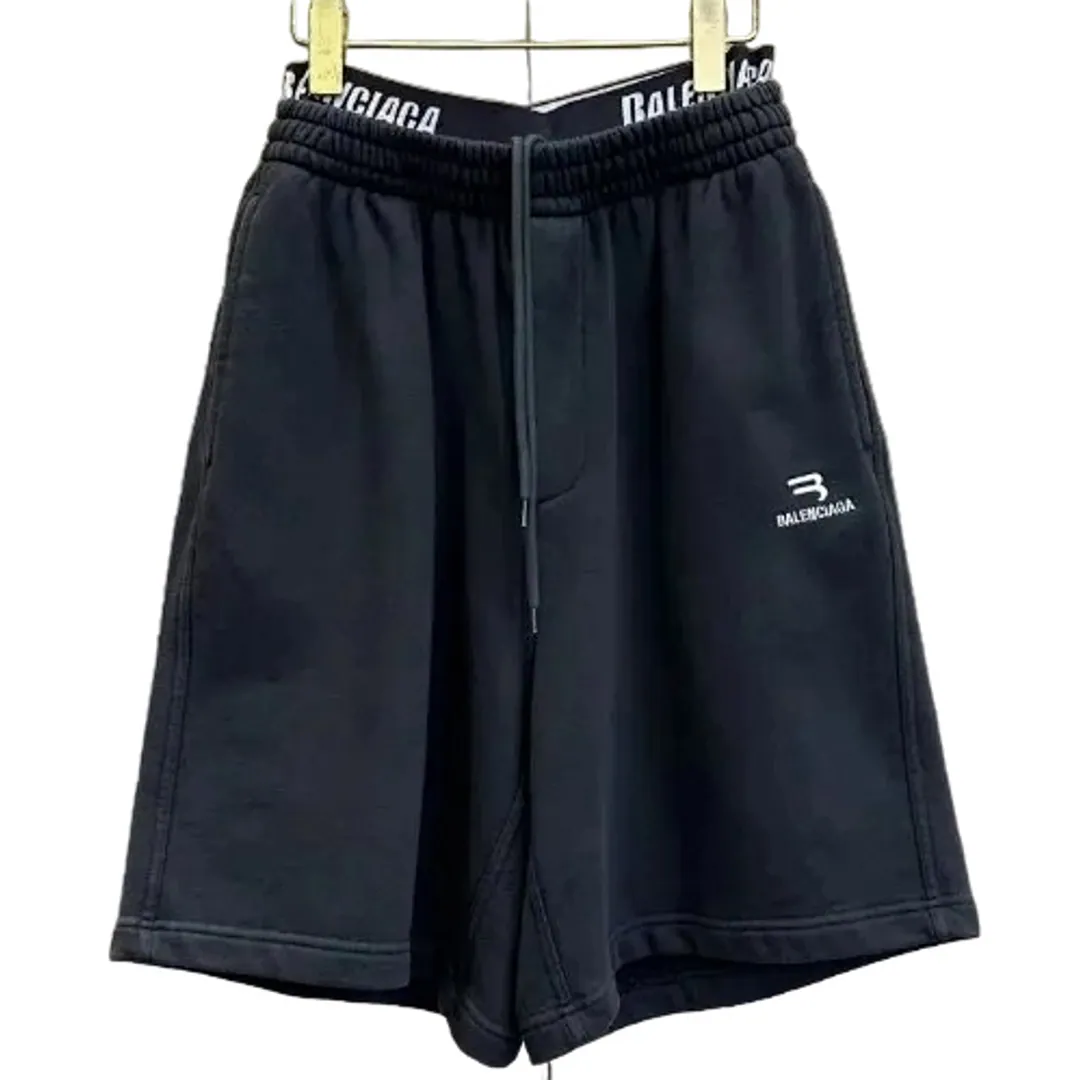 Balenciaga Shorts with Underwear ( Black-Black )