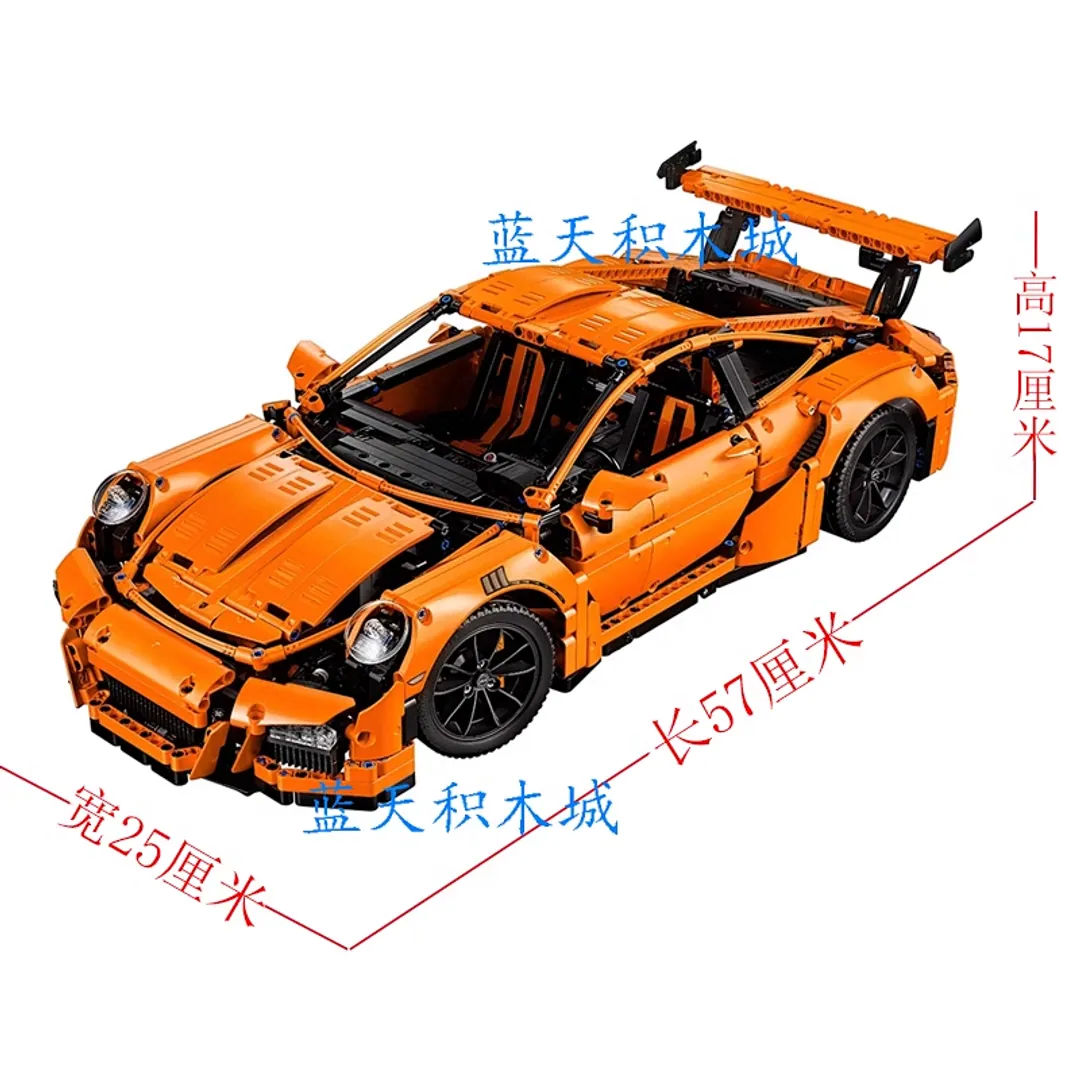 Lego Orange Porsche 911Gt3