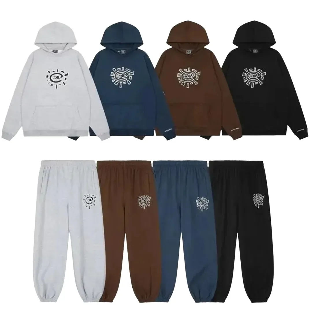 Corteiz Sun Print Hoodie & Sweatpants Set