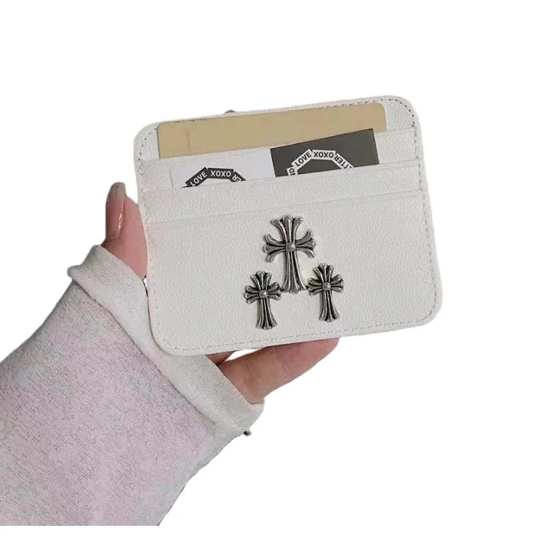 Chrome Hearts White Wallet