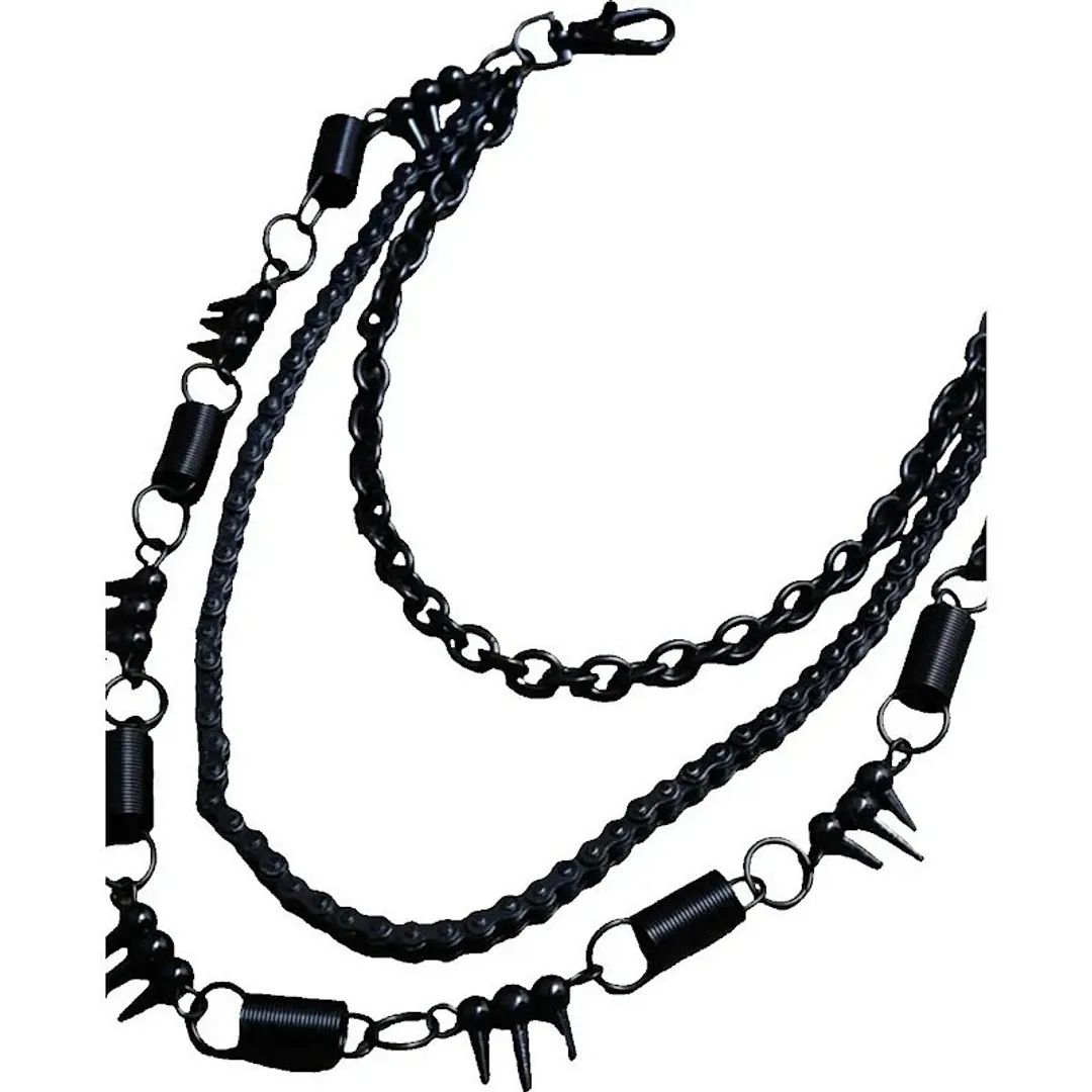 IHF DENIM PANT BLACK CHAIN