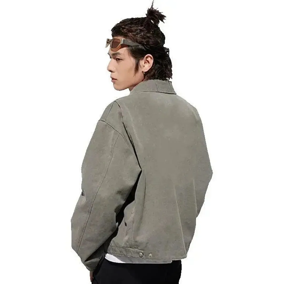 Taichiism Washed Printed detroit Jacket (6 styles)