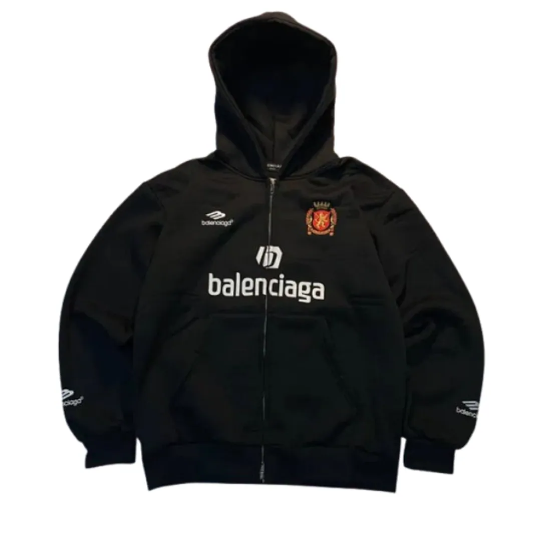 Balenciaga Soccer Zip Up Hoodie