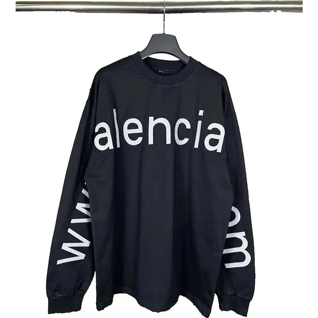 Balenciaga Text Longsleeve