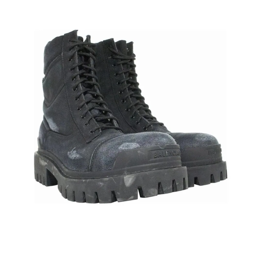 Balenciaga Strike Leather Boots