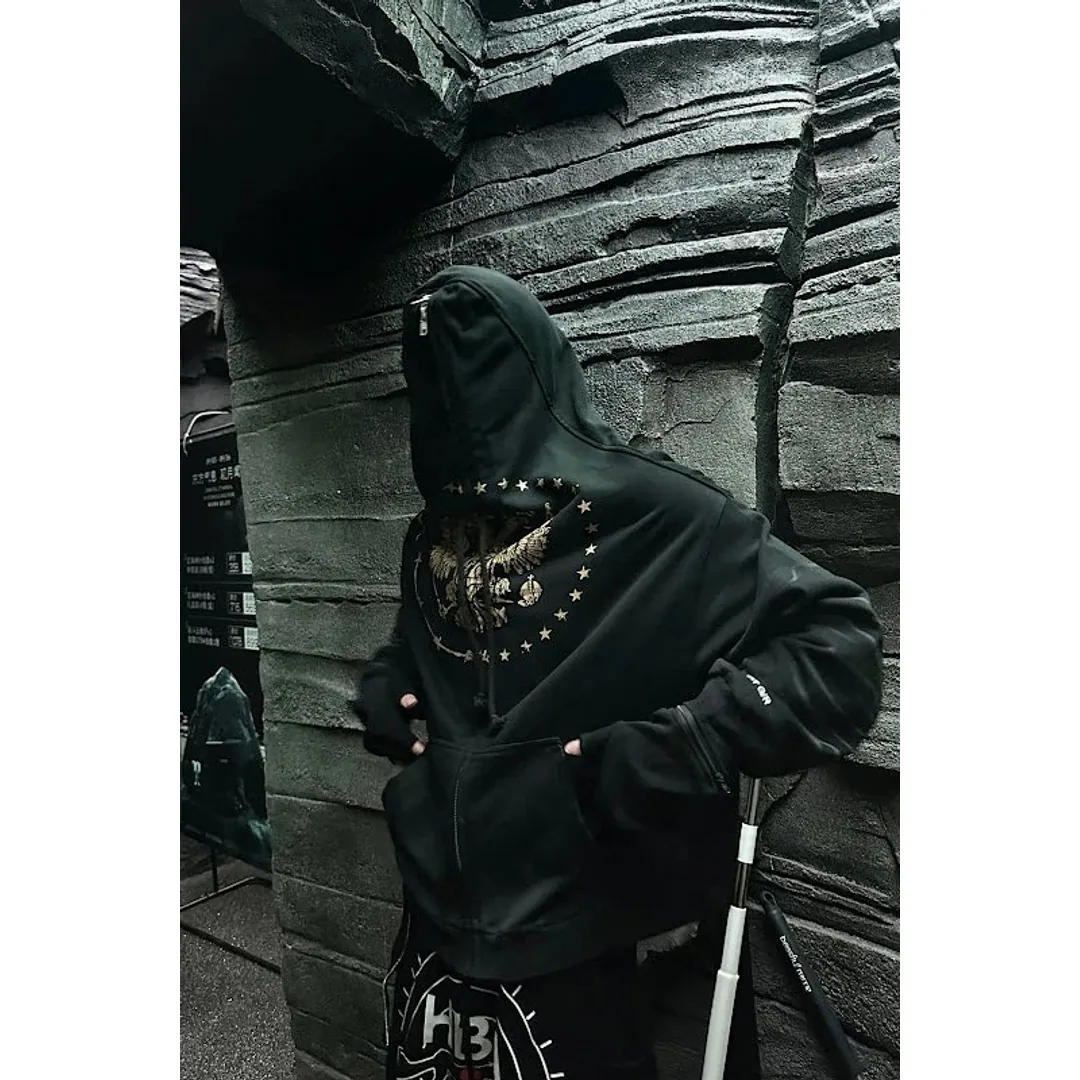 Grailz Project SS24 Double headed eagle zip-up