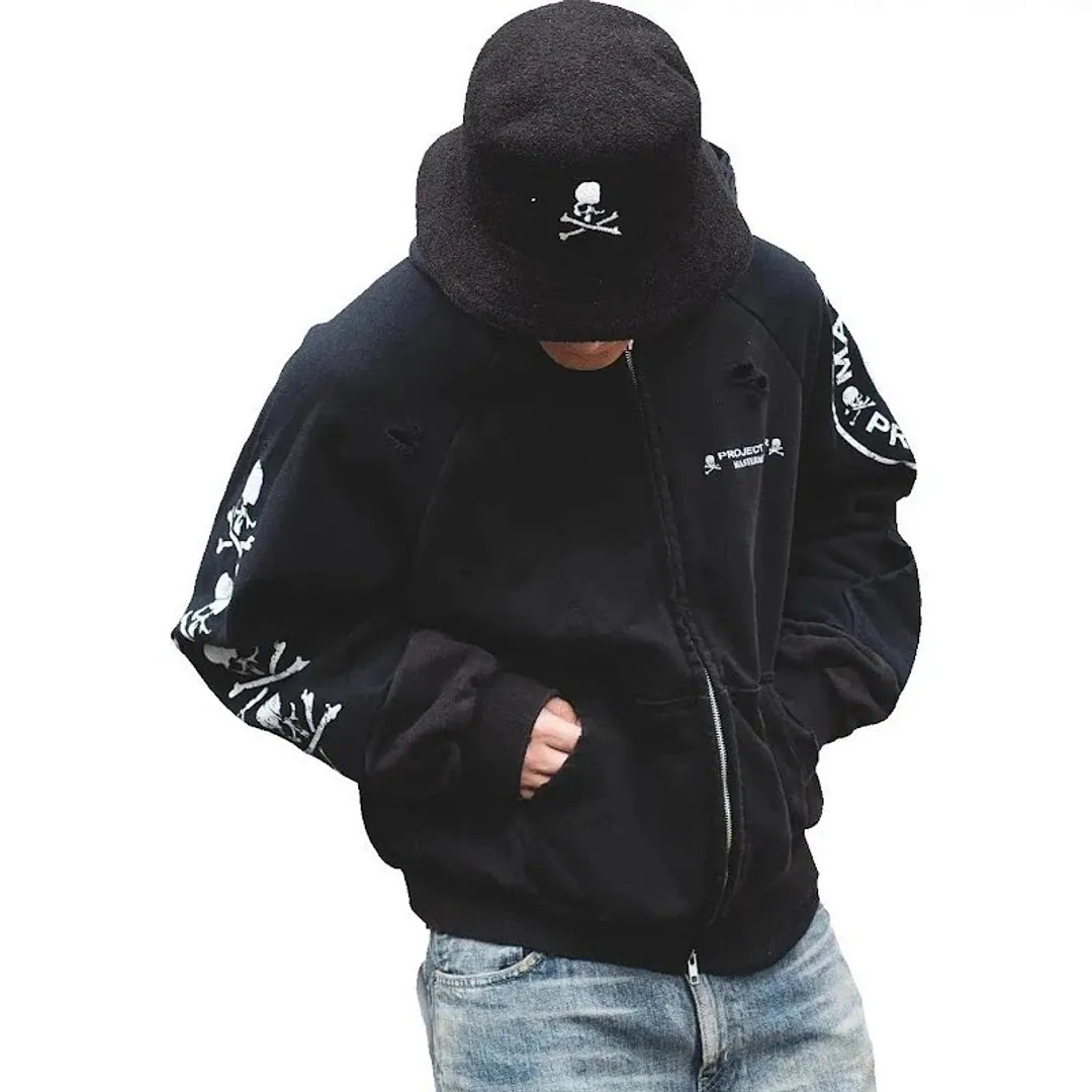 Grailz Project 24ss Grailz x Mastermind zip-up