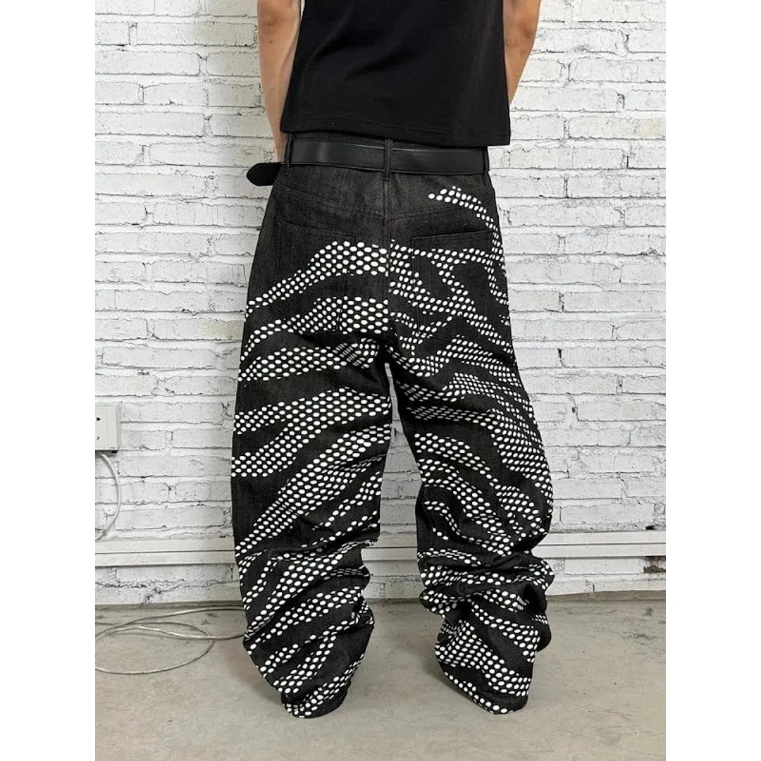 CHAI LEATHER SHINY DENIM