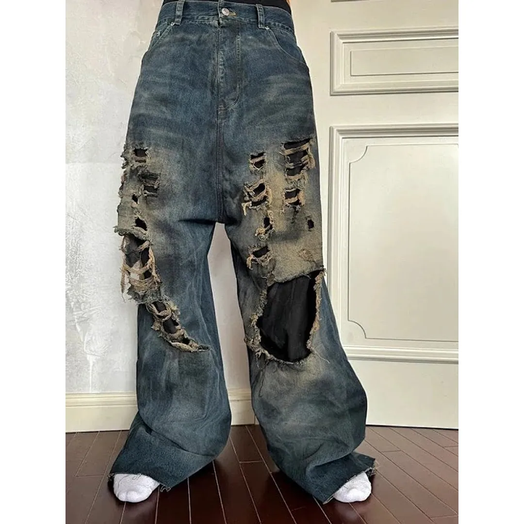 WithoutMe HYPRA distressed denim