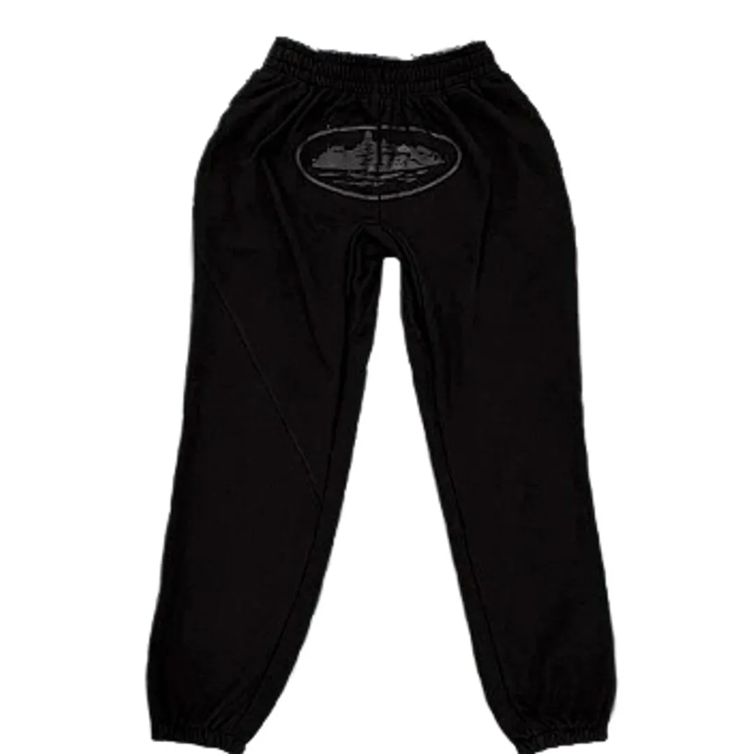 Corteiz Alcatraz basic triple black pant