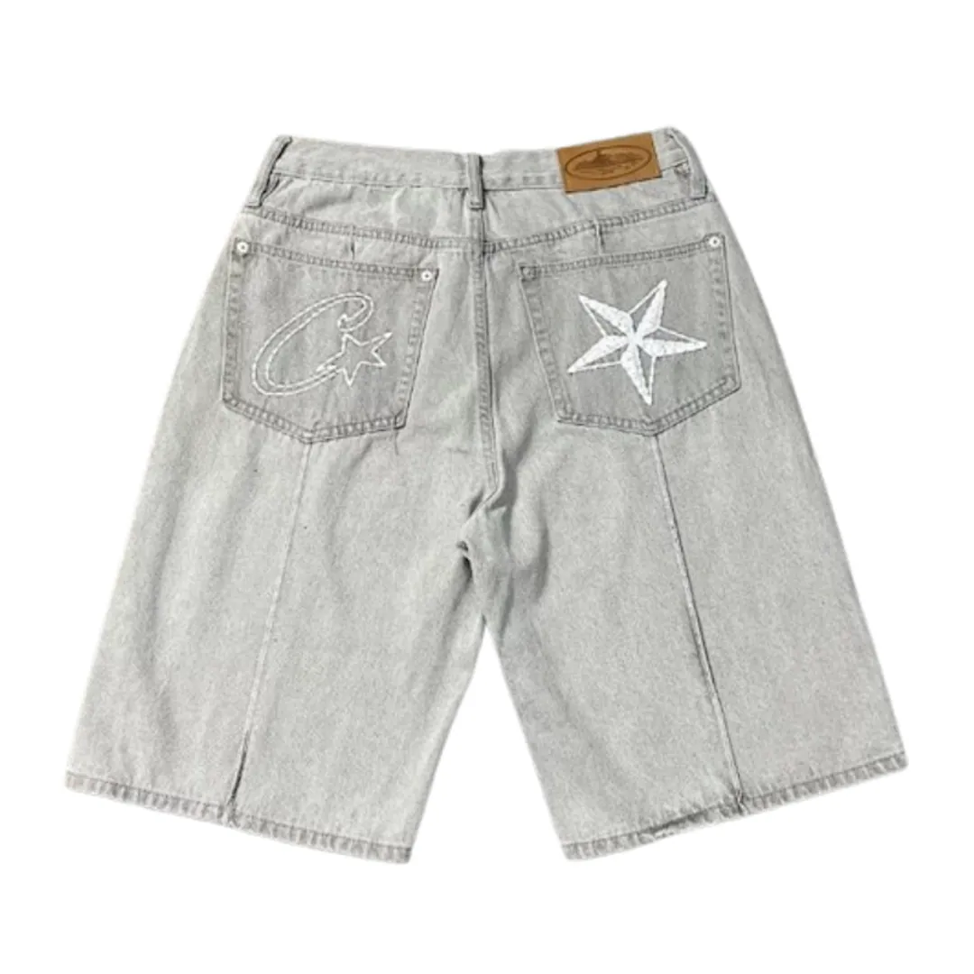 Corteiz Denim Shorts