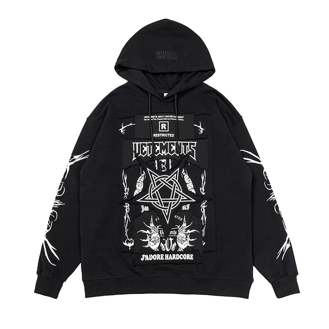 VETEMENTS Patch Hoodie