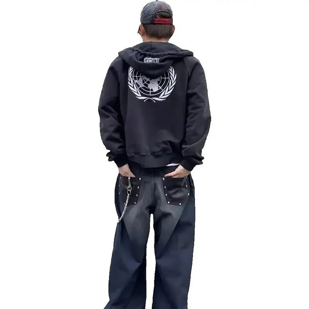 Vetements ,,Free Hugs"" Zip Up