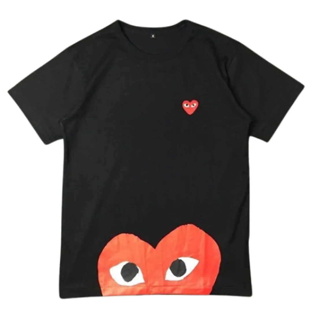 CDG Double Heart Tee