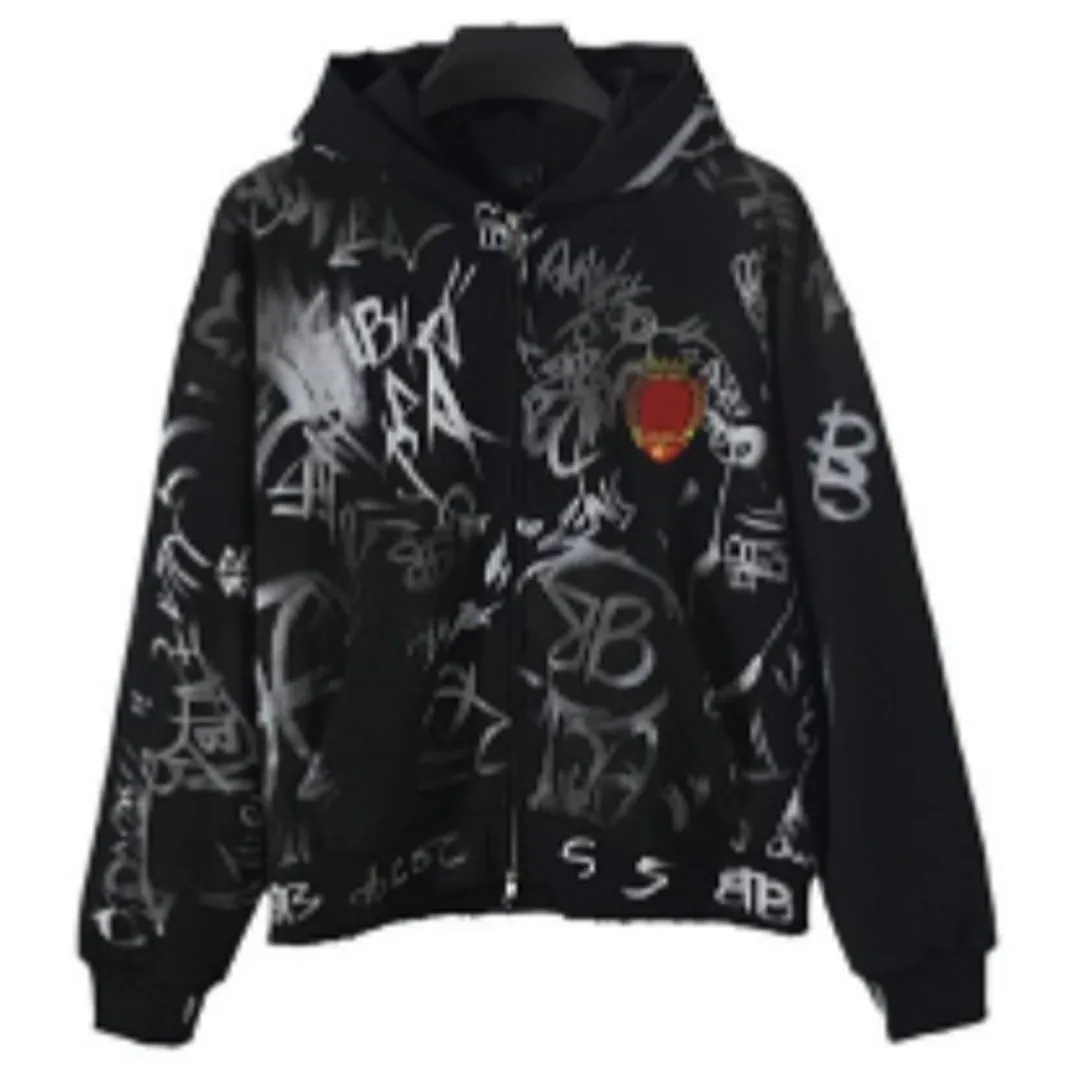 Balenciaga Black Skater Hoodie (Budget)