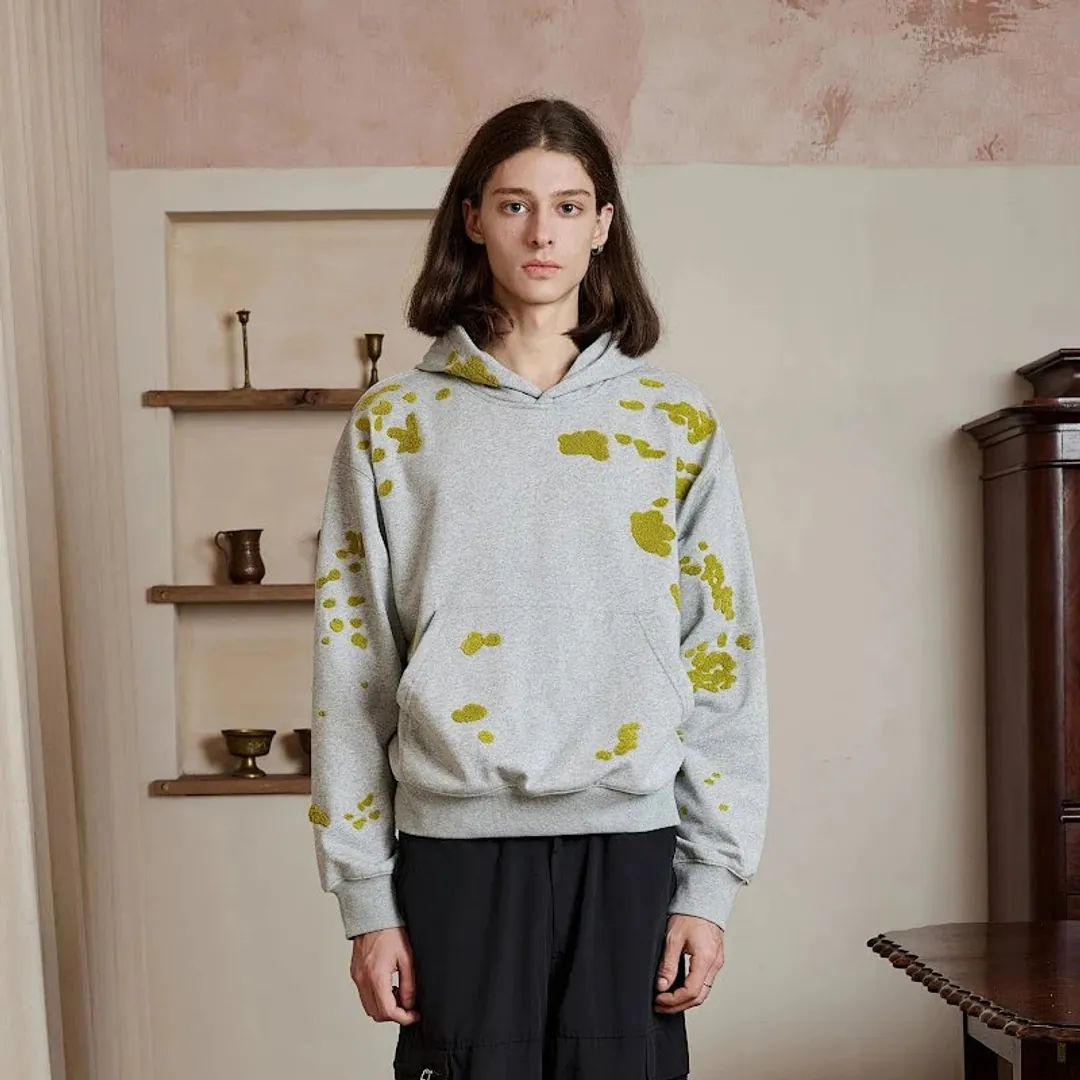 4JUNKS Embroidered Moss sweatshirt