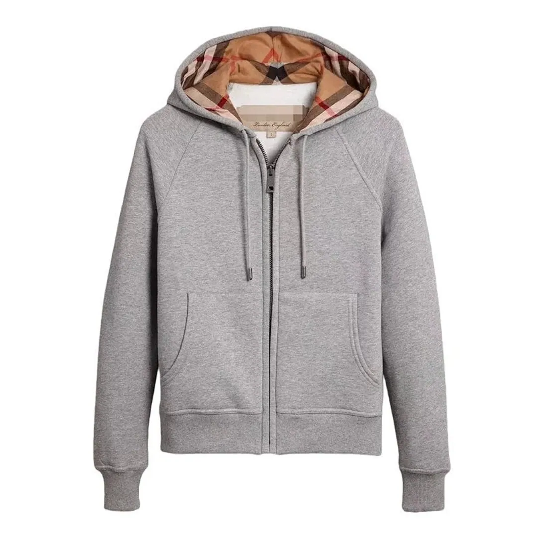 Burberry Zip Up Hoodie