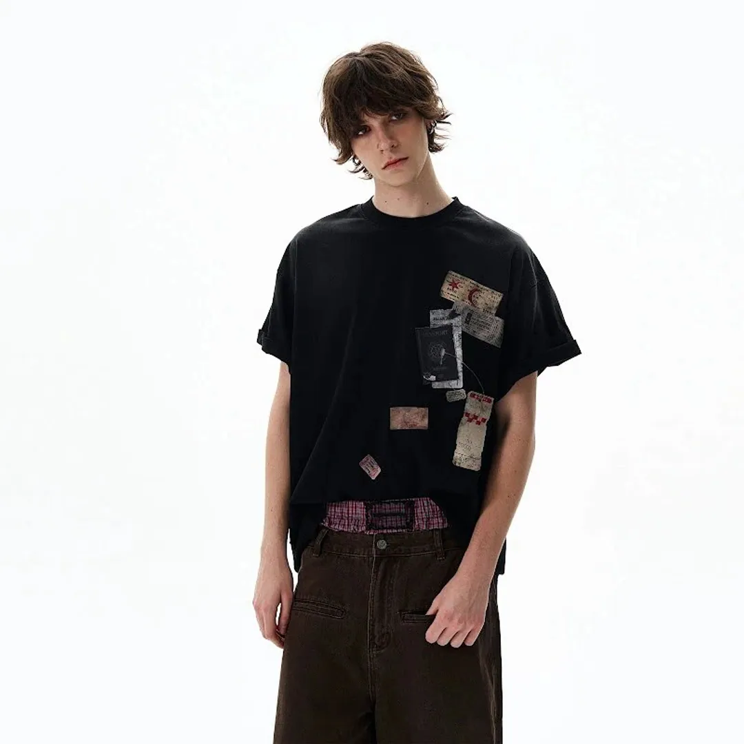 WLNEXT Ticket printed tee