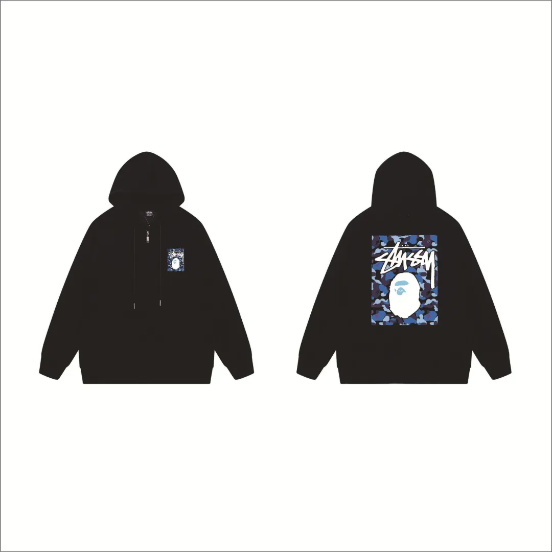 Stüssy x BAPE hoodie