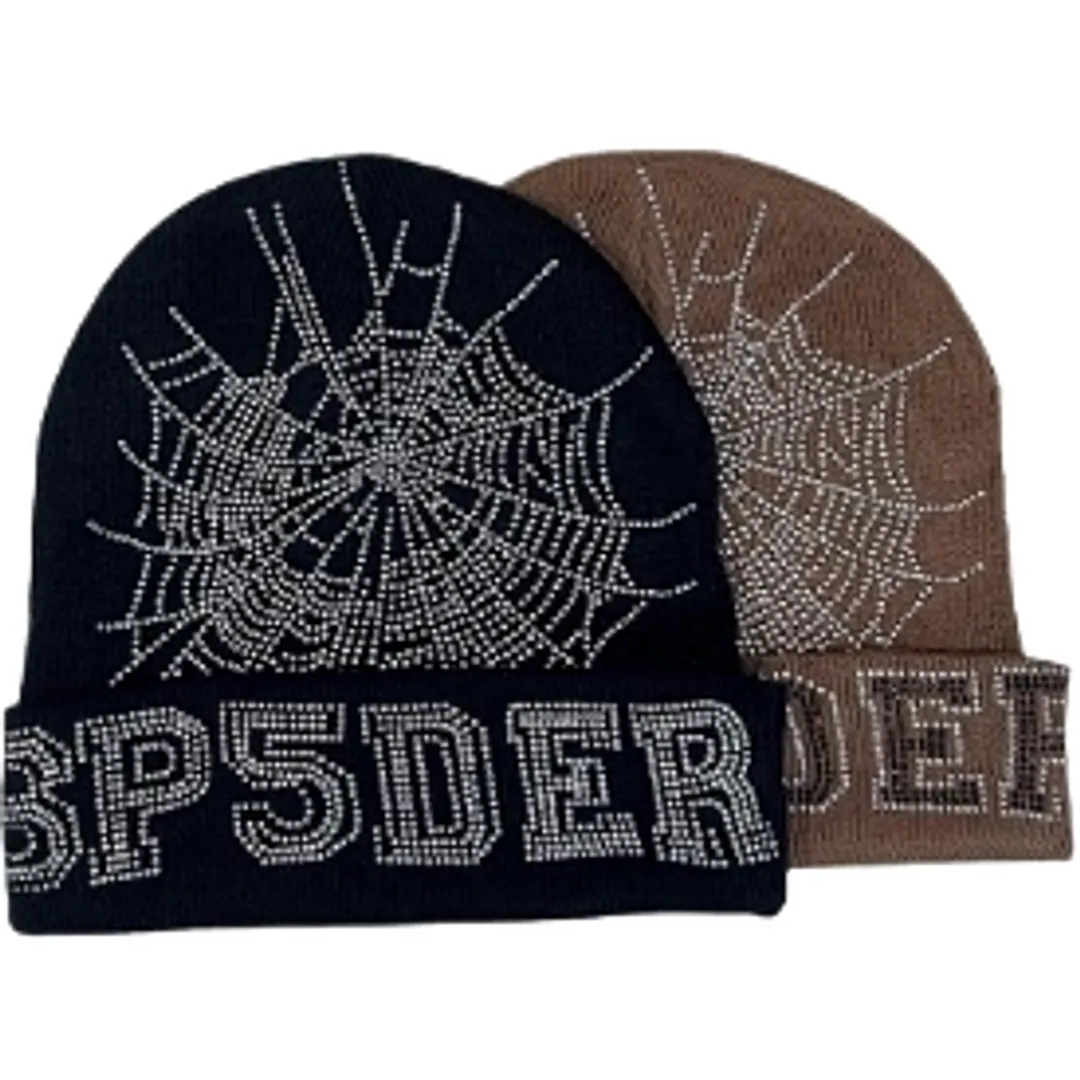 Sp5der Blue Beanie