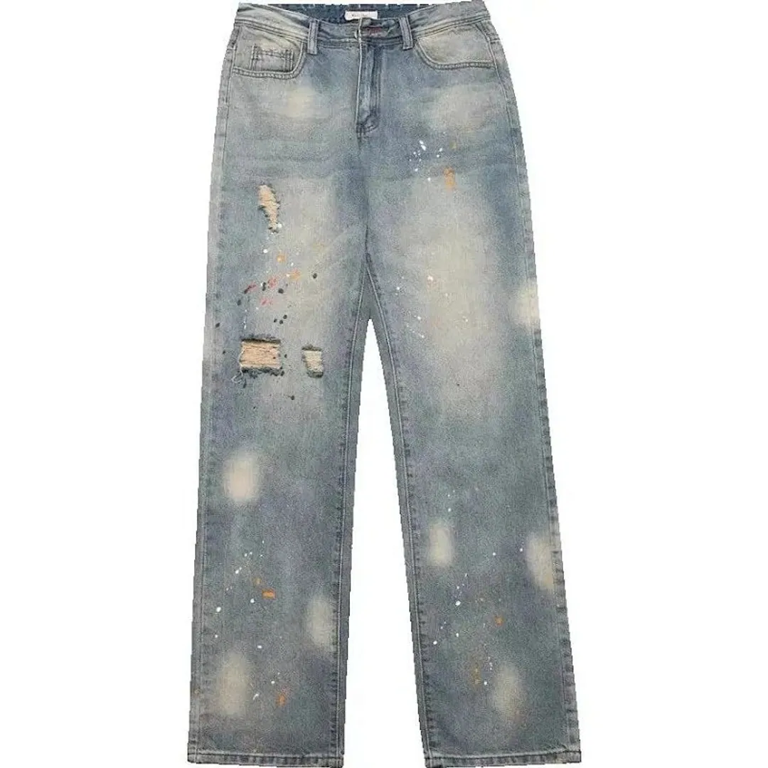 Unbranded Paint Ripped Jeans