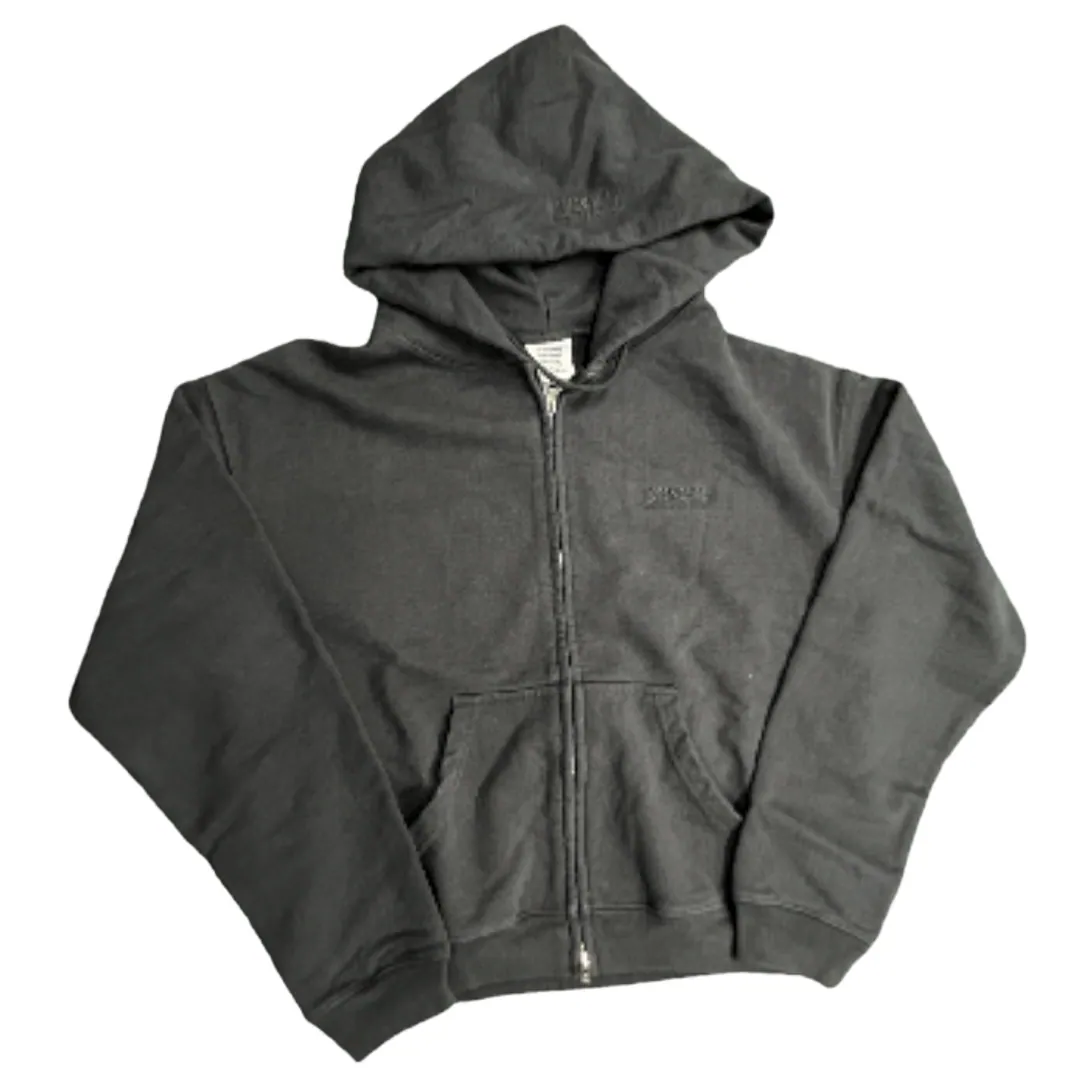 Vetements Blank Zip Up Hoodie