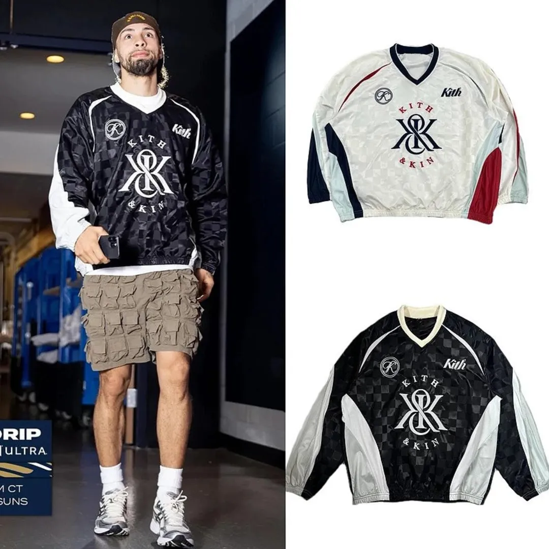 Kith long sleeve soccer jersey