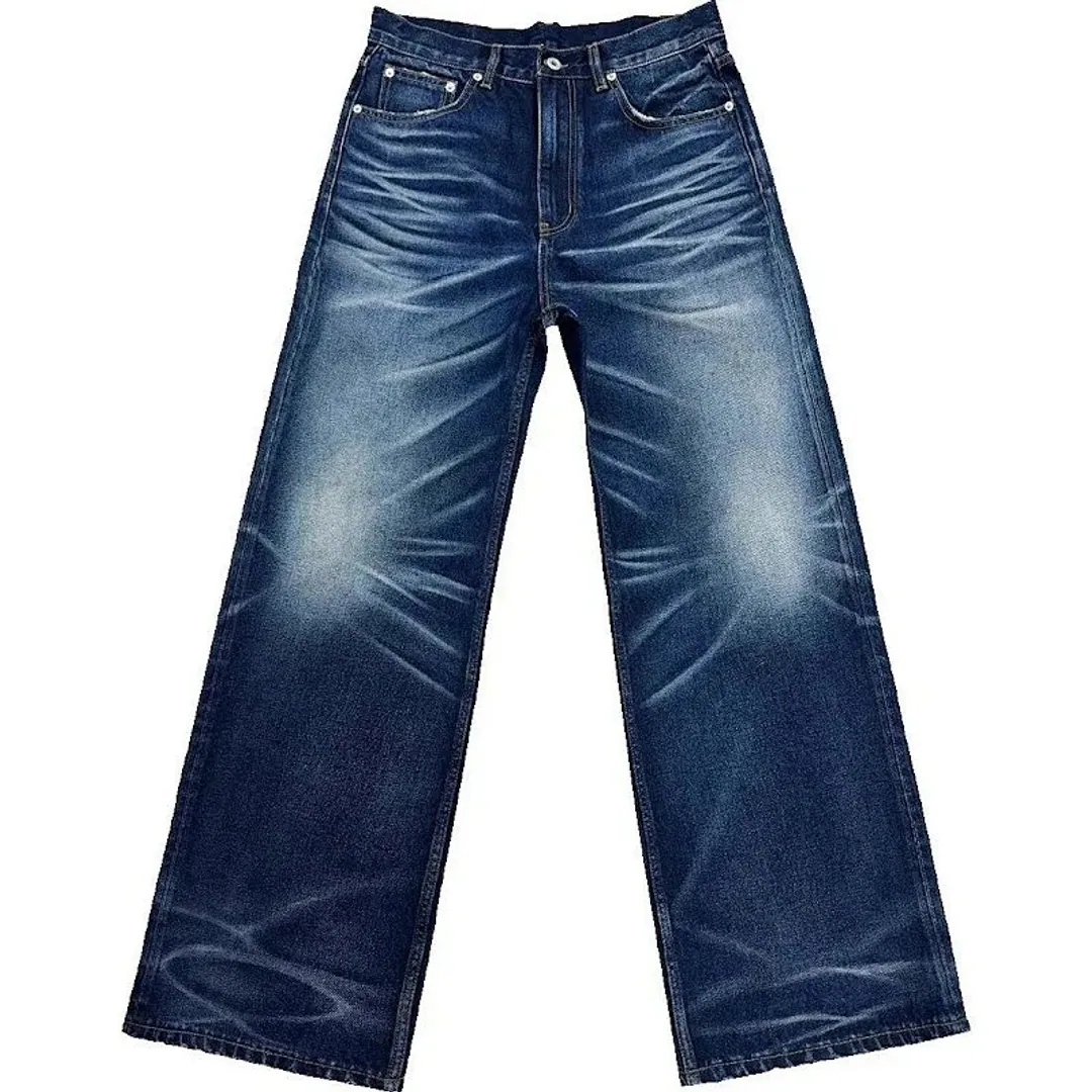 Wanna Lab Indigo washed denim