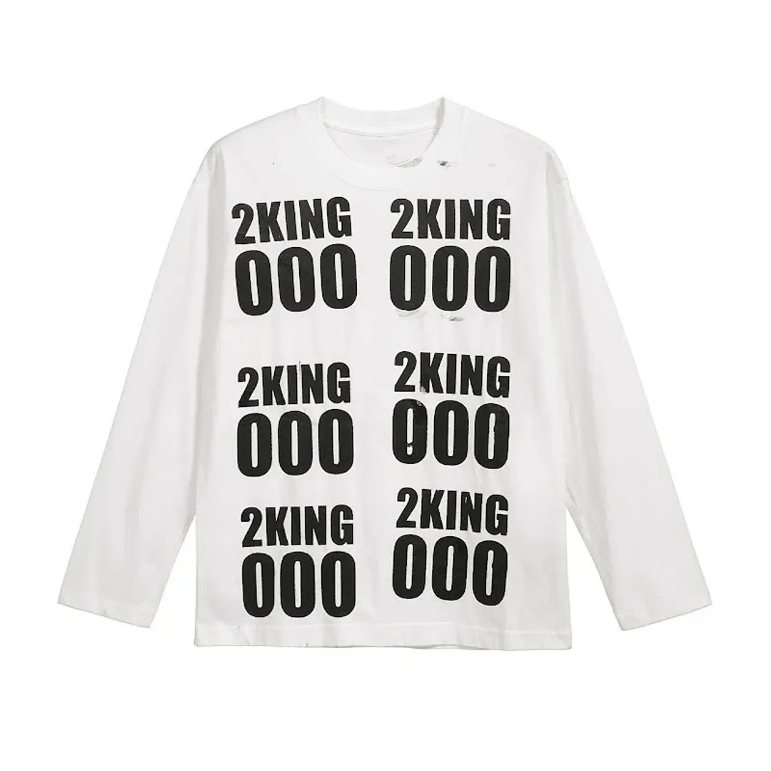 Nothingnessworld 24Fw'2000King' longsleeve