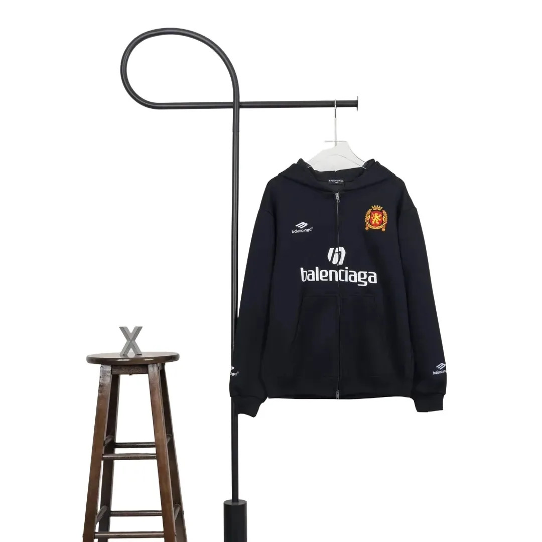 Balenciaga Soccer Zip-Up Hoodie