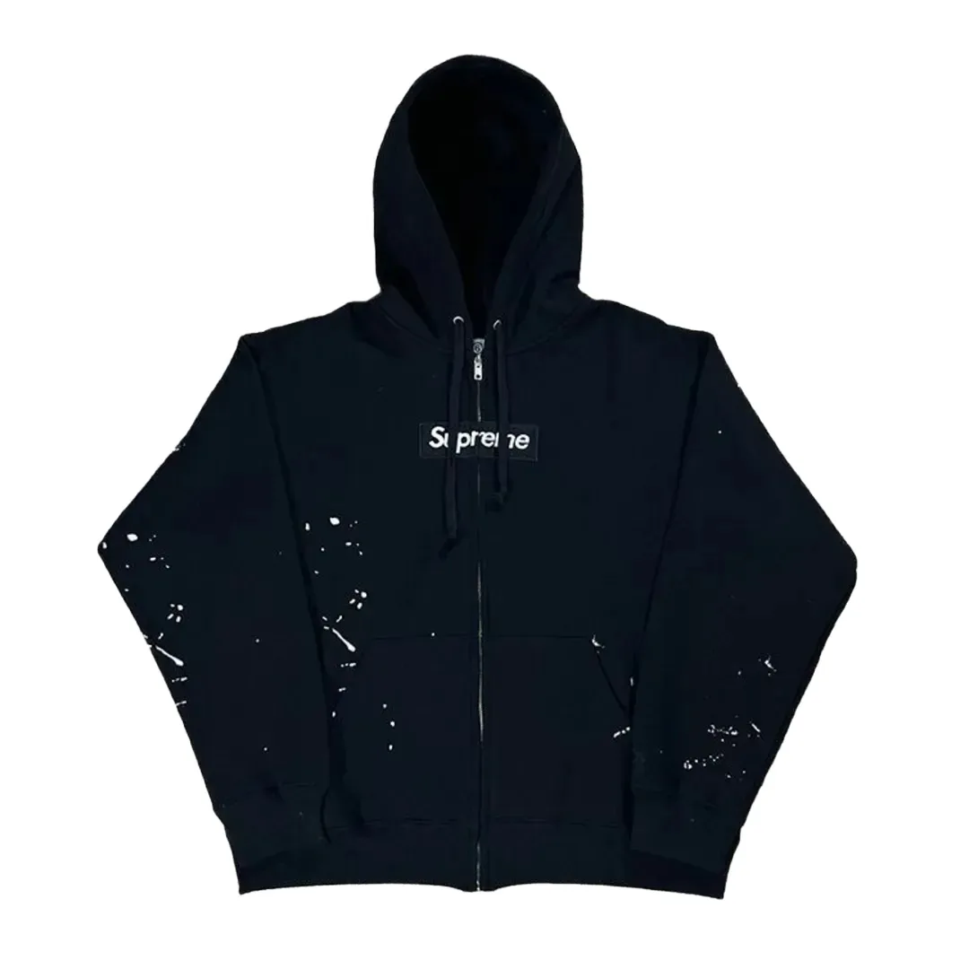 Supreme Box Logo x Maison Margiela Zip Up Hoodie