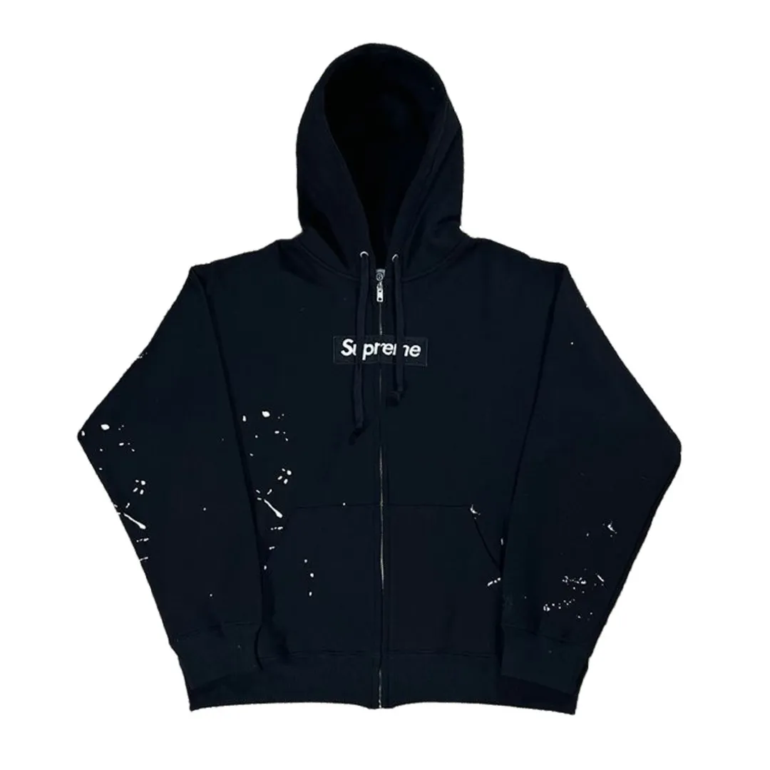 Supreme Box Logo x Maison Margiela Zip Up Hoodie