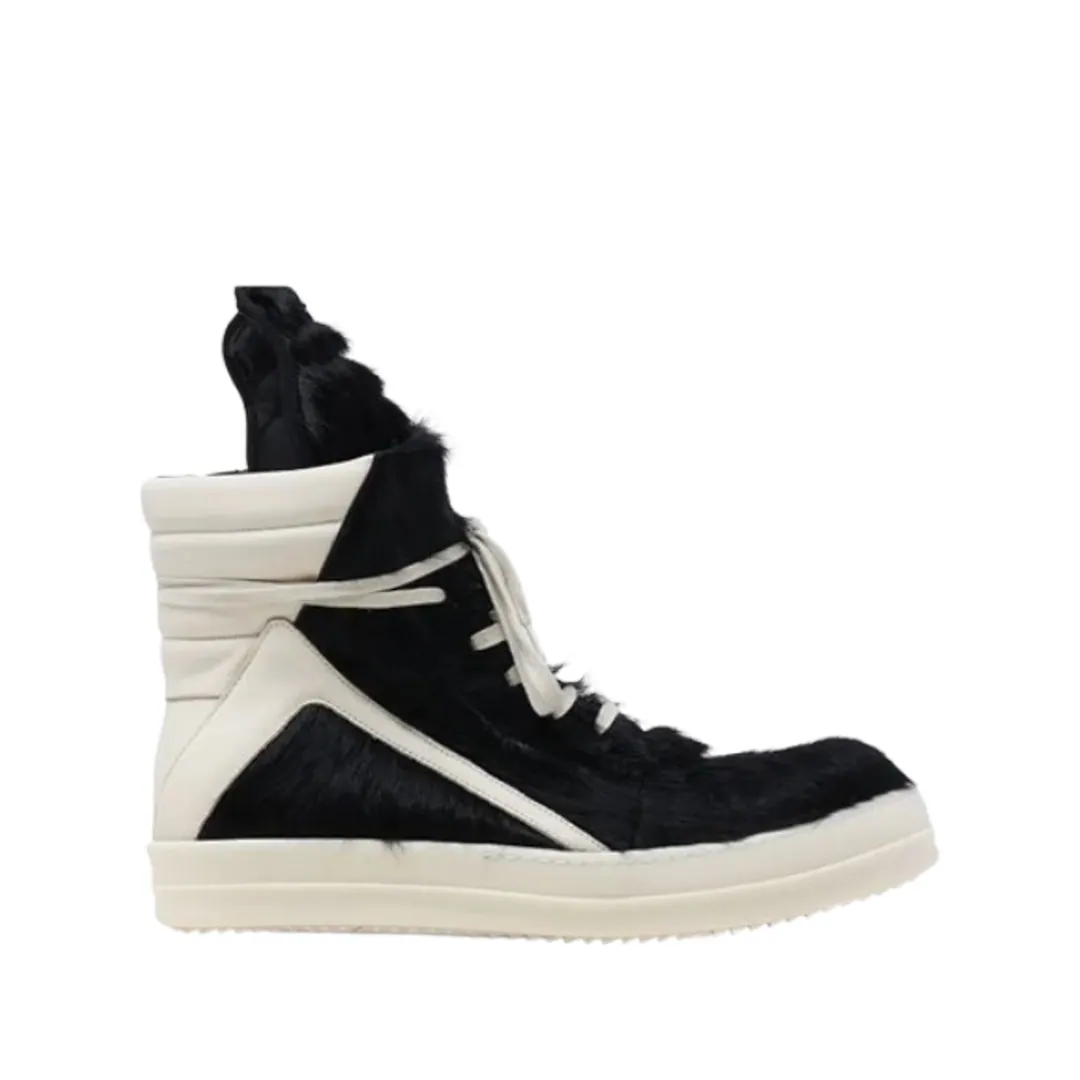 Rick Owens Fur GeoBasket High