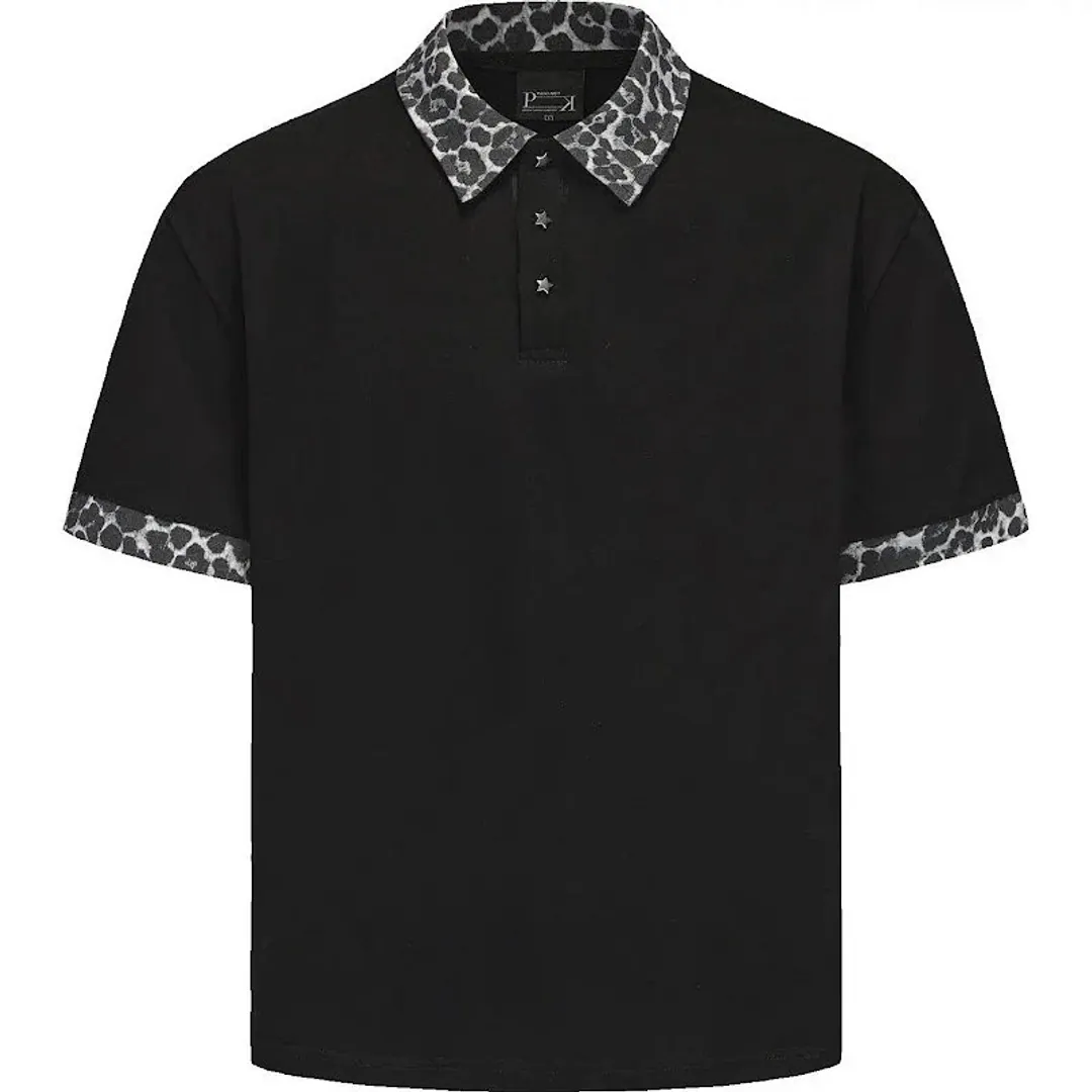 Paiki Quiet leopard print polo