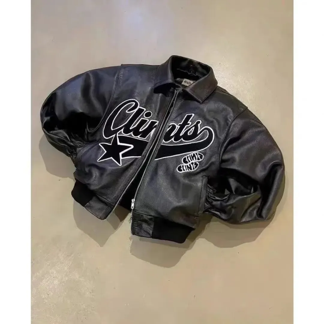 Clints leather jacket
